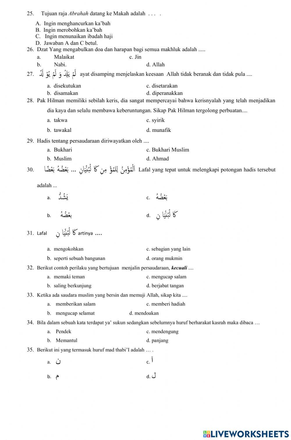 Pat alquran hadits 22