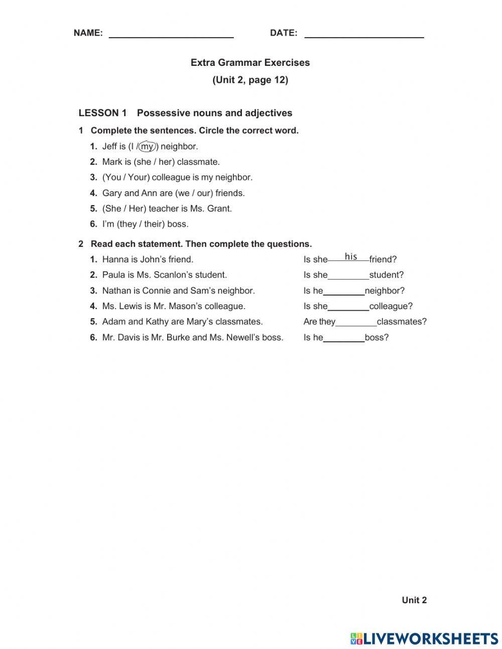 Tnf extragrammarunit2