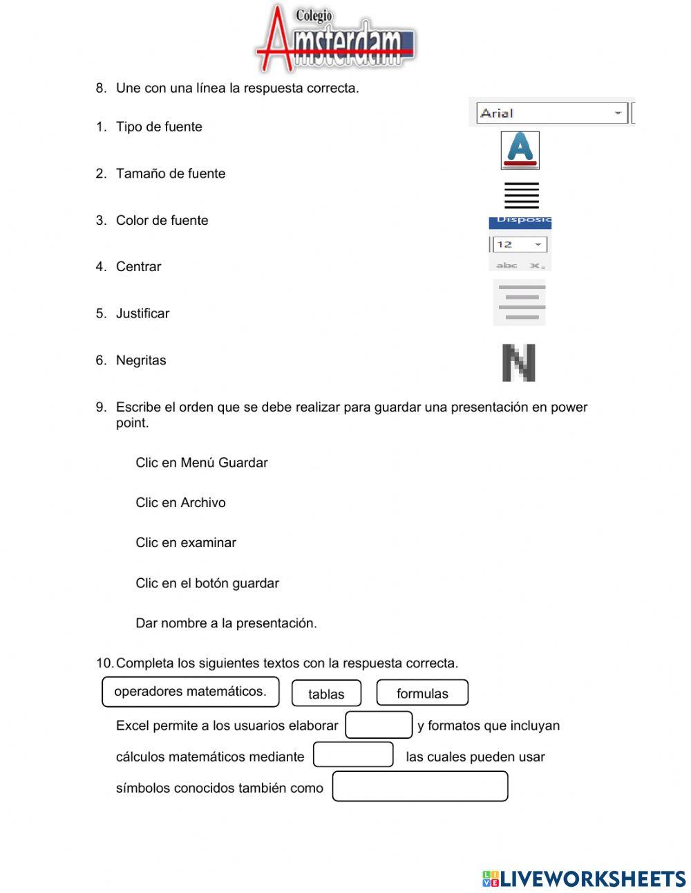 Evaluacion quinto y sexto