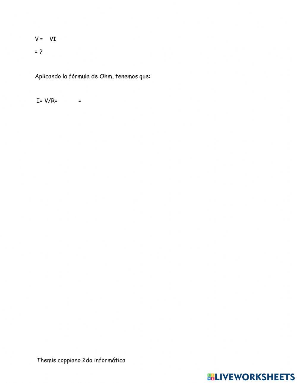Ley de ohm - Themis Aida Coppiano V.