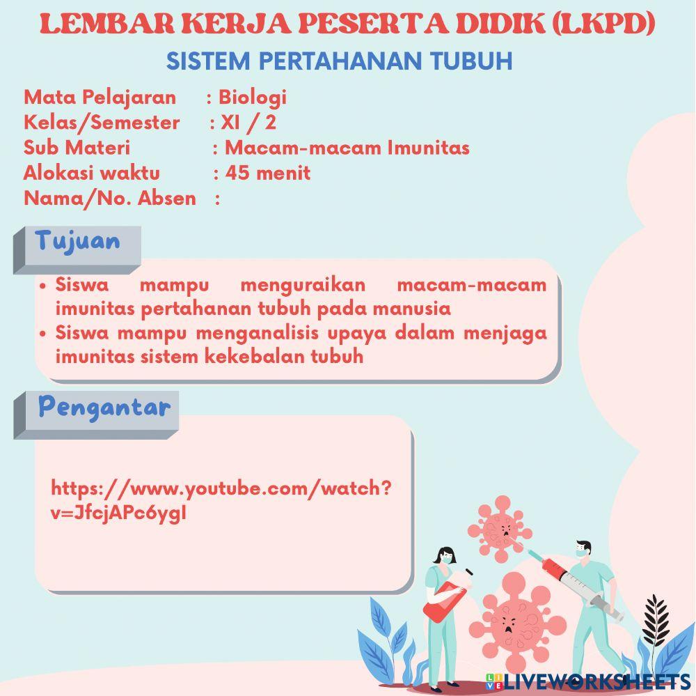 Sistem Pertahanan Tubuh