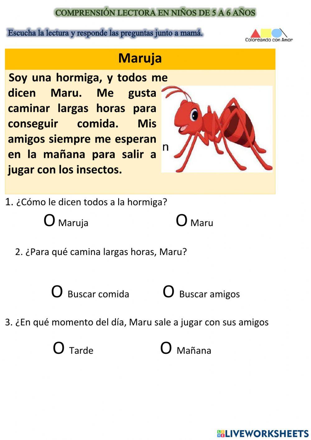 Comprensión Lectora