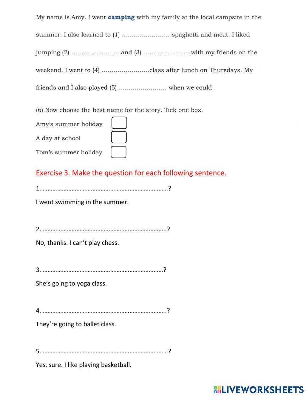 Grade 5 - theme 1 - lesson 4