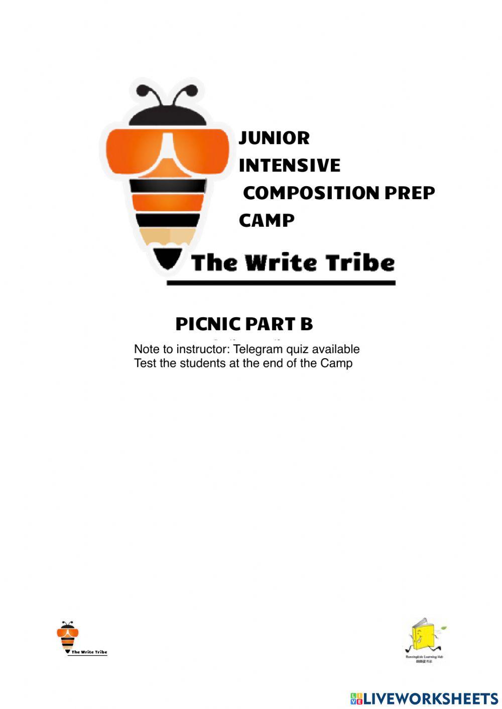 P1-P2 writing workshop day 2 - PART B