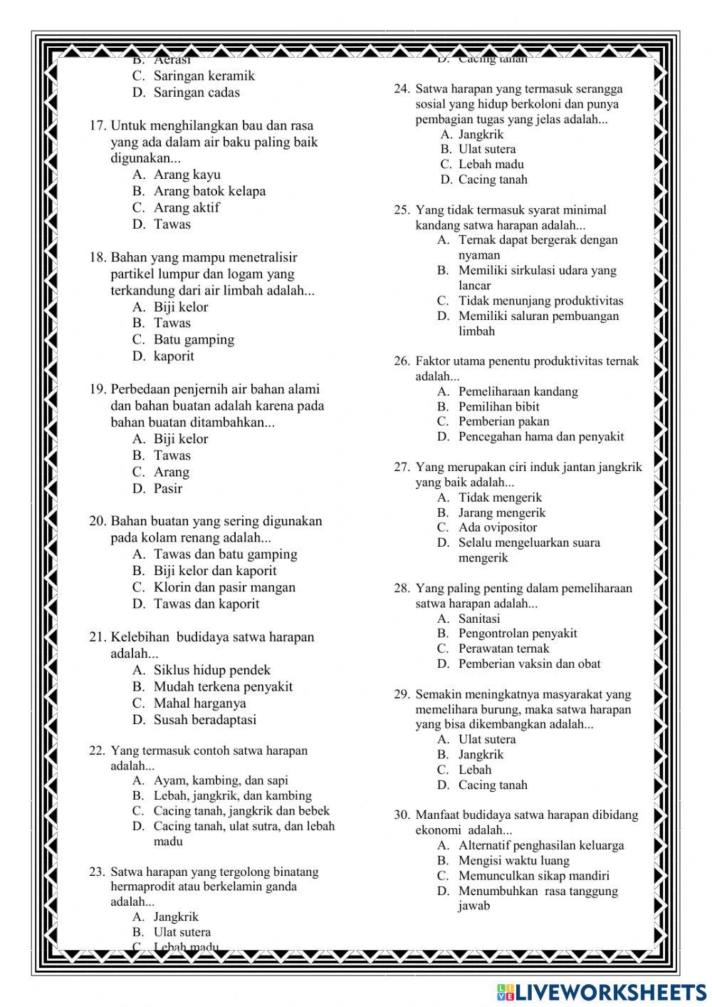 Ujian Akhir Semester Prakarya