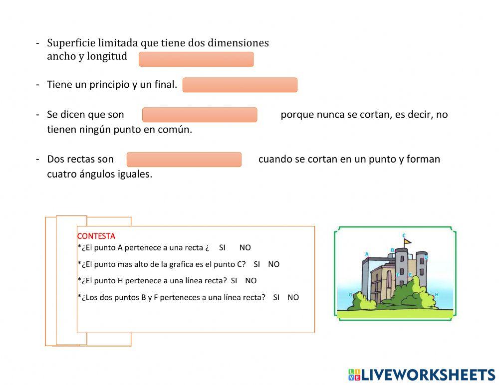 Lineas, puntos, rectas