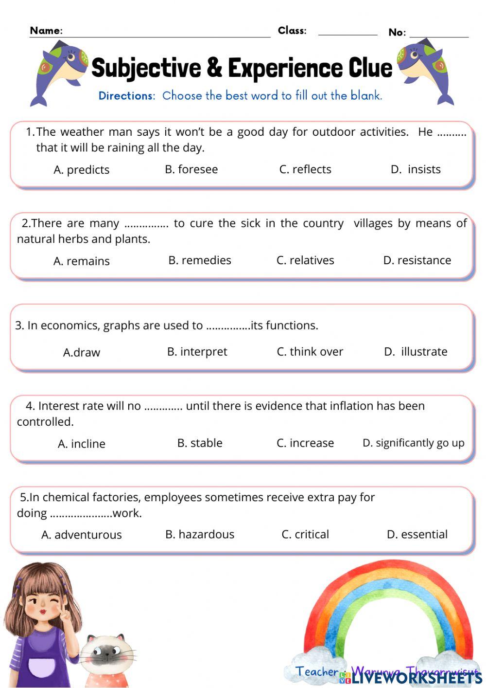 Subjective & Expirence