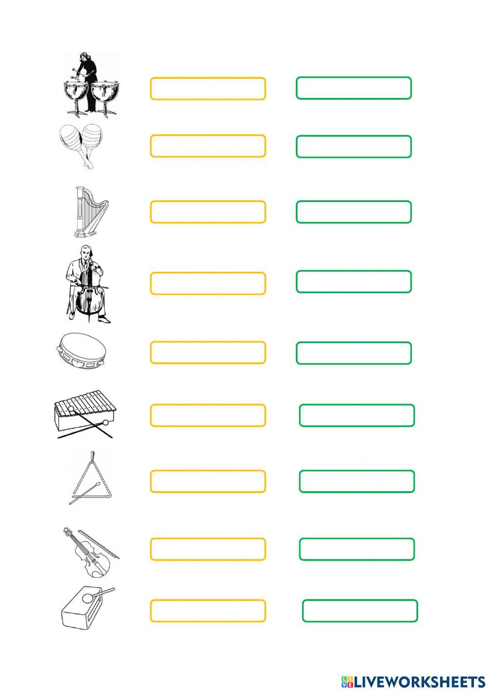 Familias de instrumentos