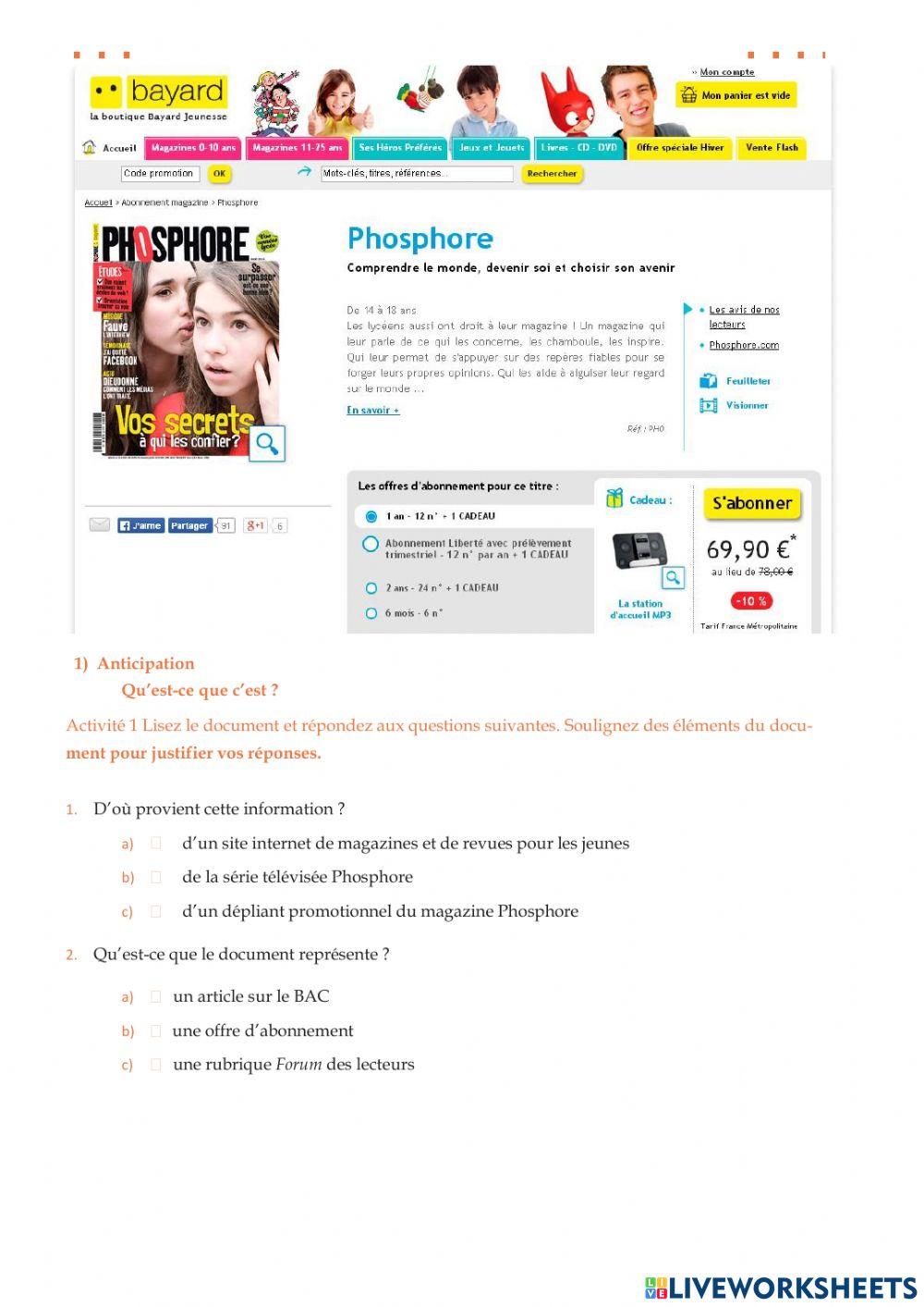 Exam: Les comunications