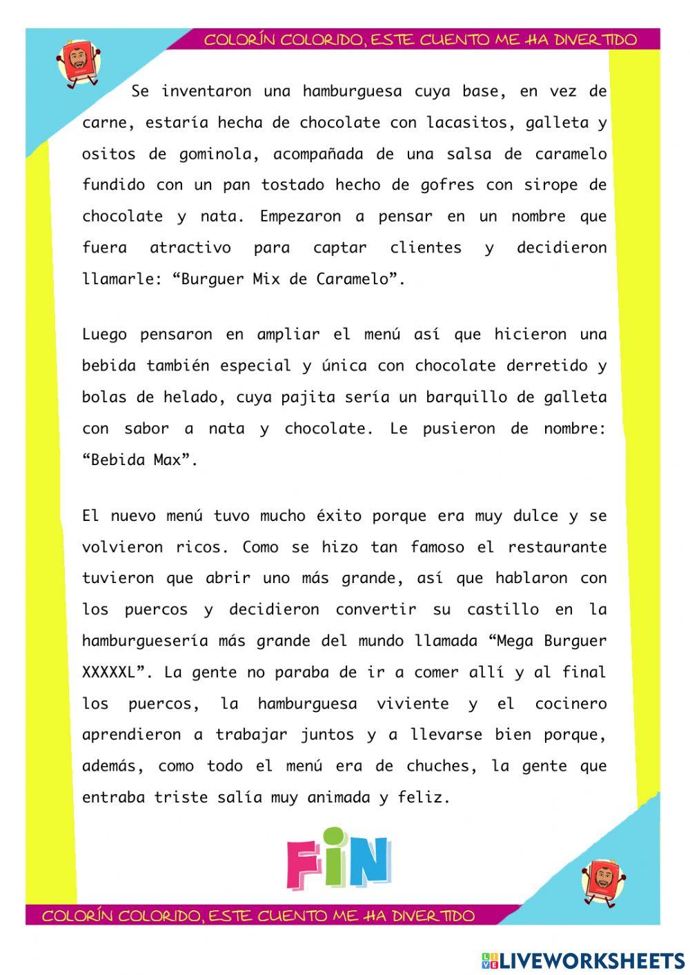 La hamburguesa viviente y el castillo de los puercos