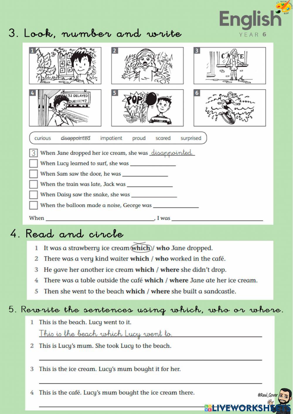 Unit 6 Reinforcement Y6