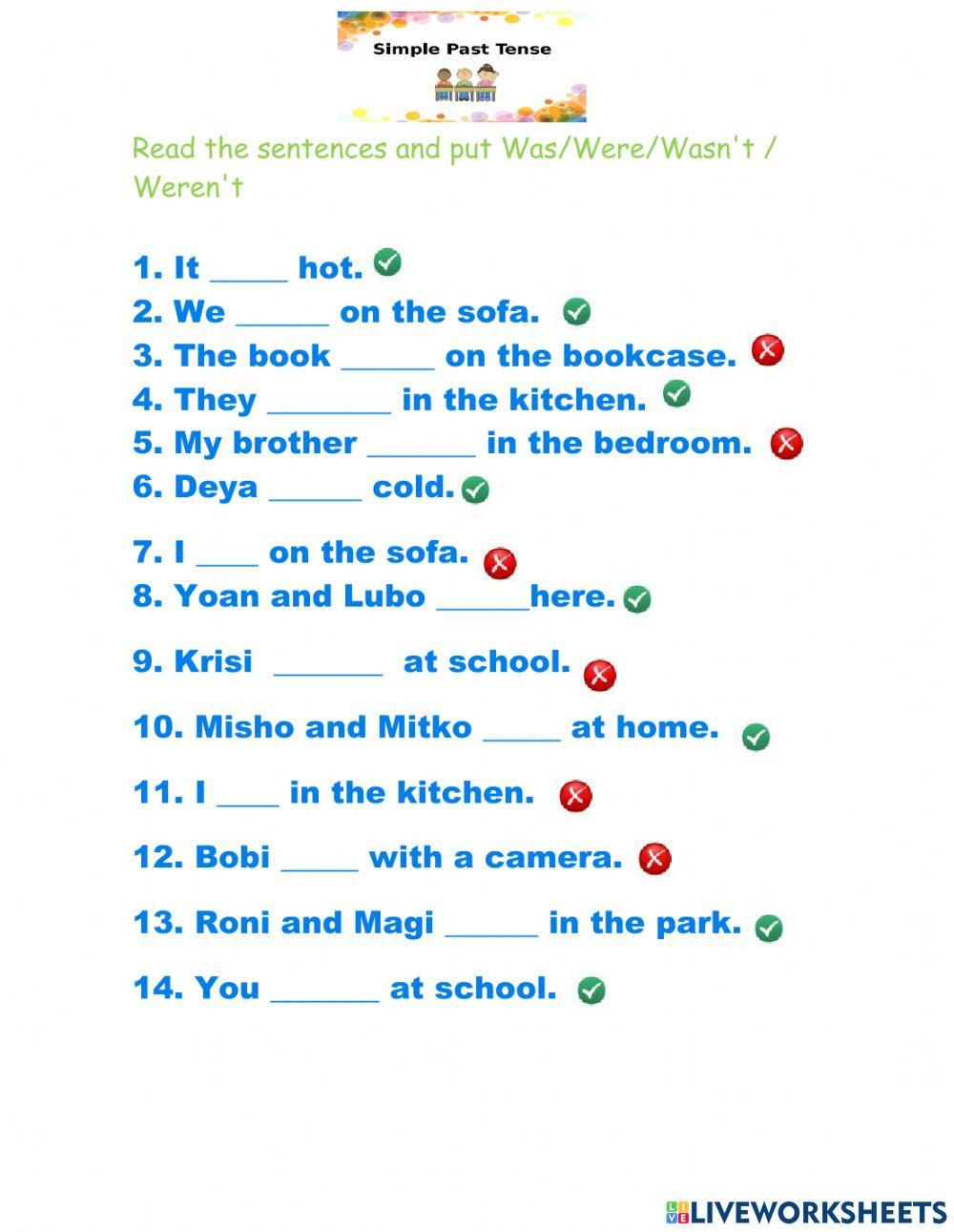 Past simple-Rooms(Maria Lambova)