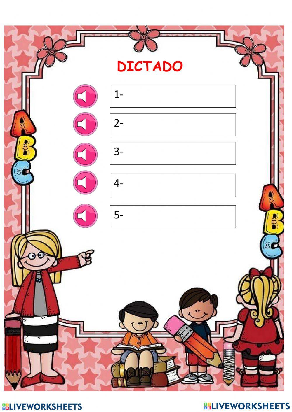 Dictado verbs 3