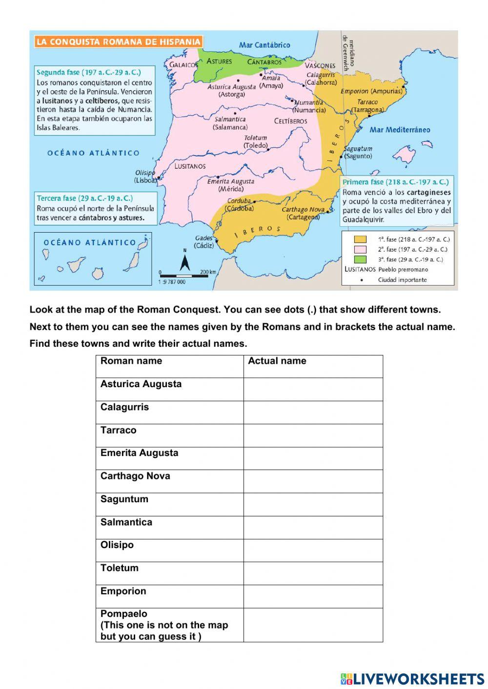Roman Towns Now and Then