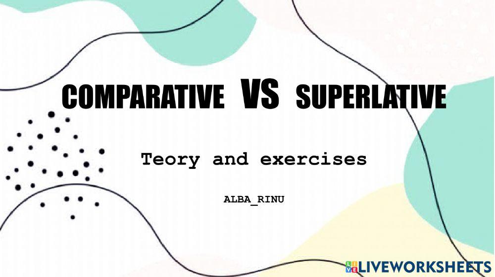 Comparative vs superlative