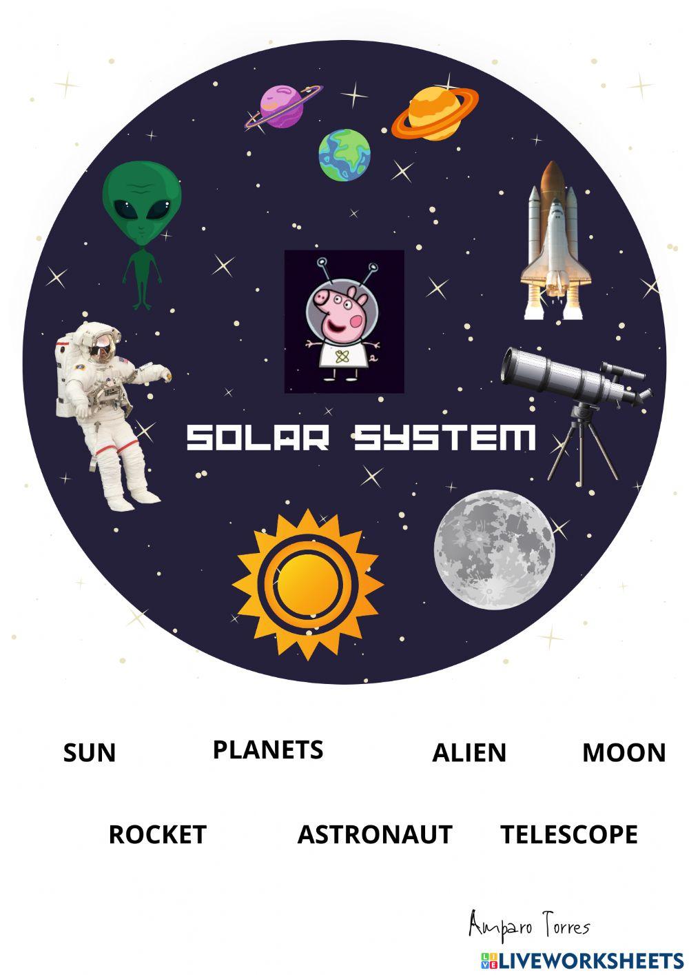 Solar system vocabulary II