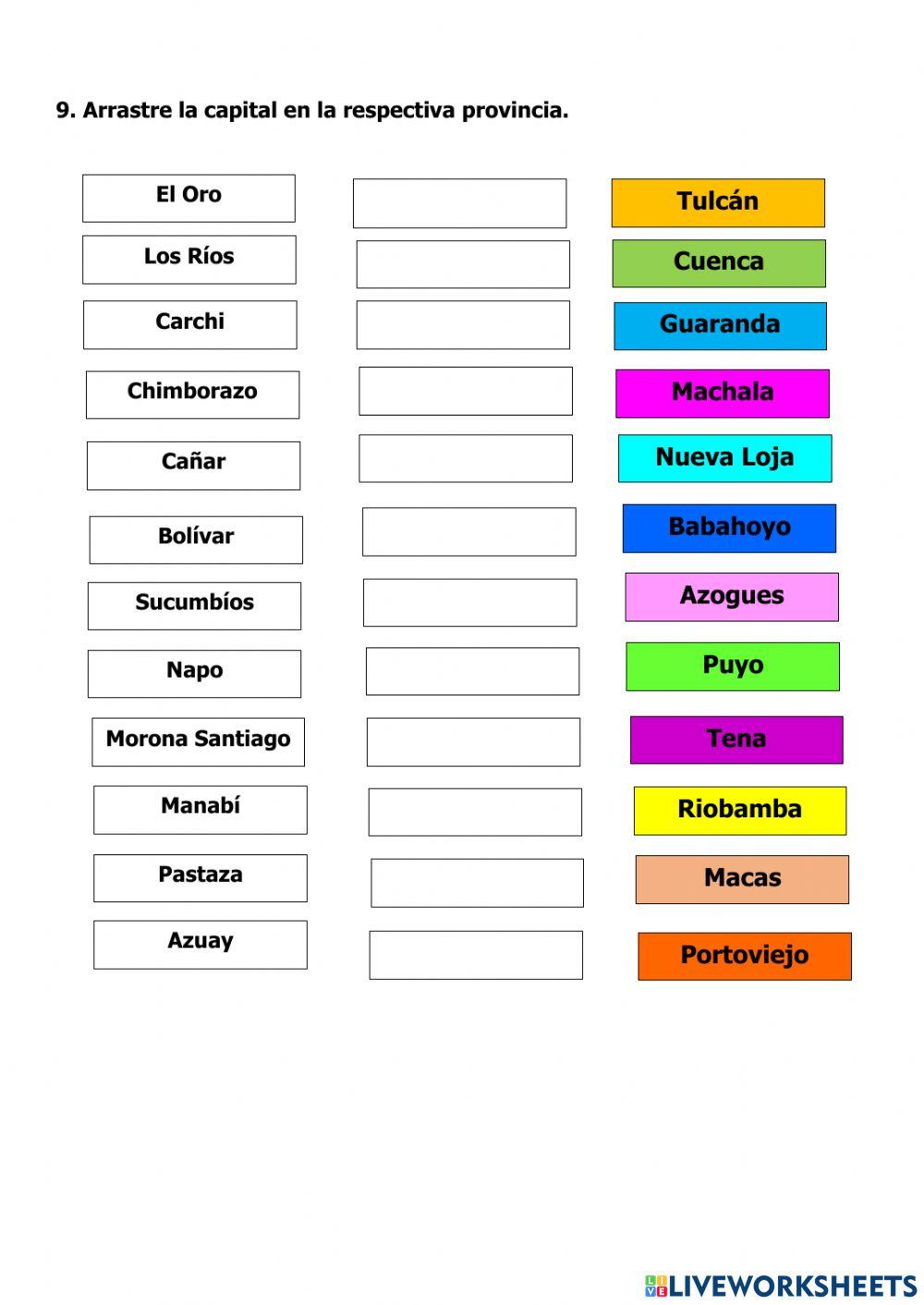 evaluación cuarto parcial Estudios Sociales