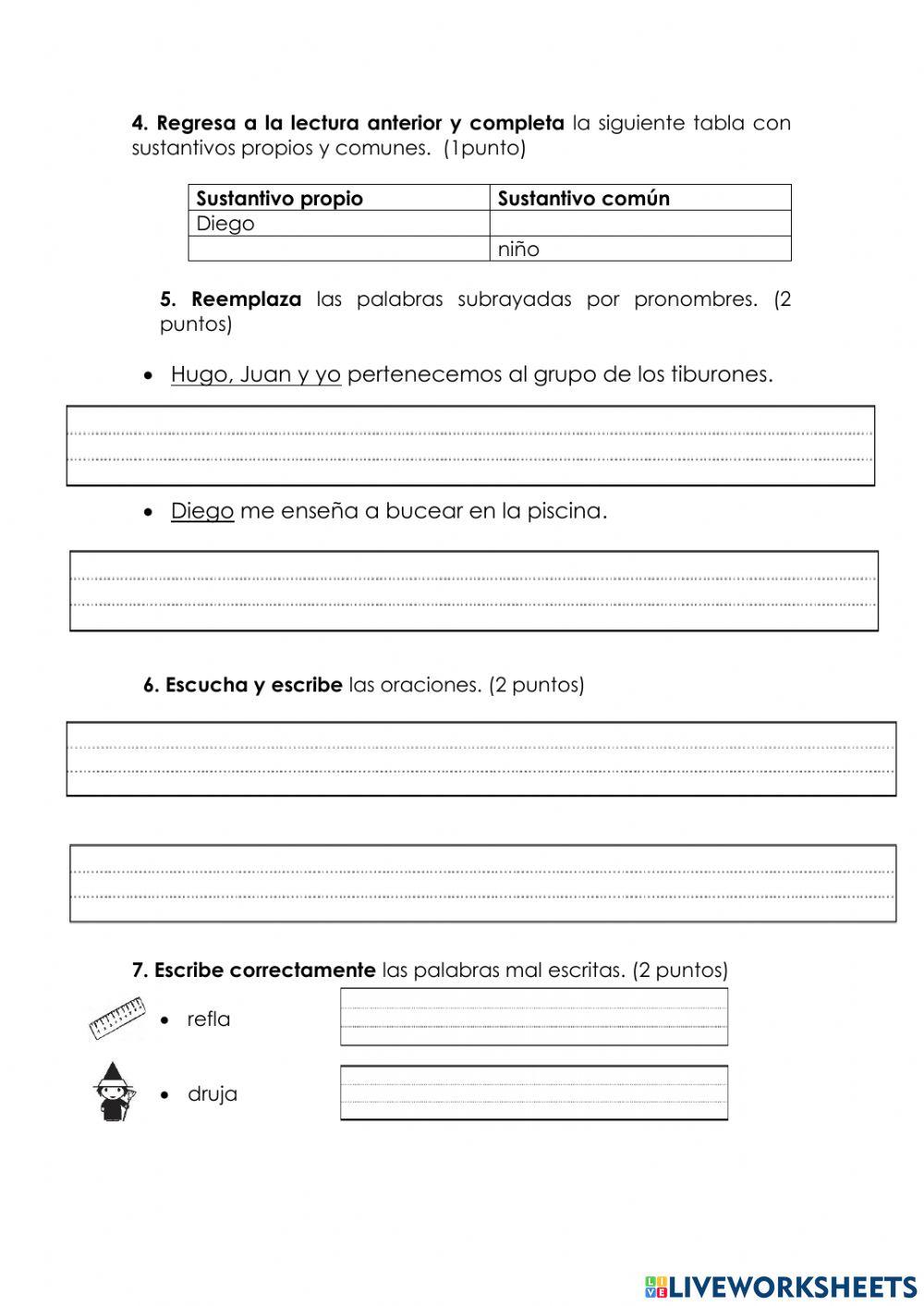 Evaluación Quimestral 2