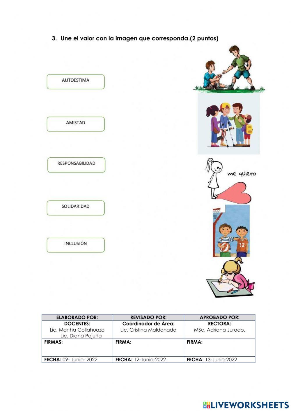 Evaluación Desarrollo P