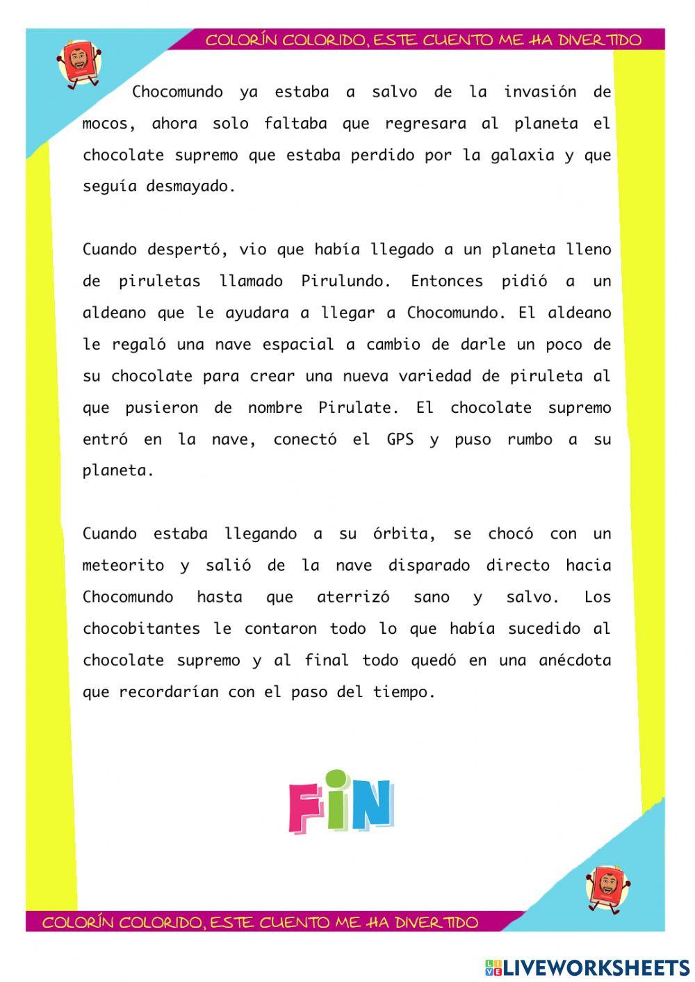 El chocolate intergaláctico