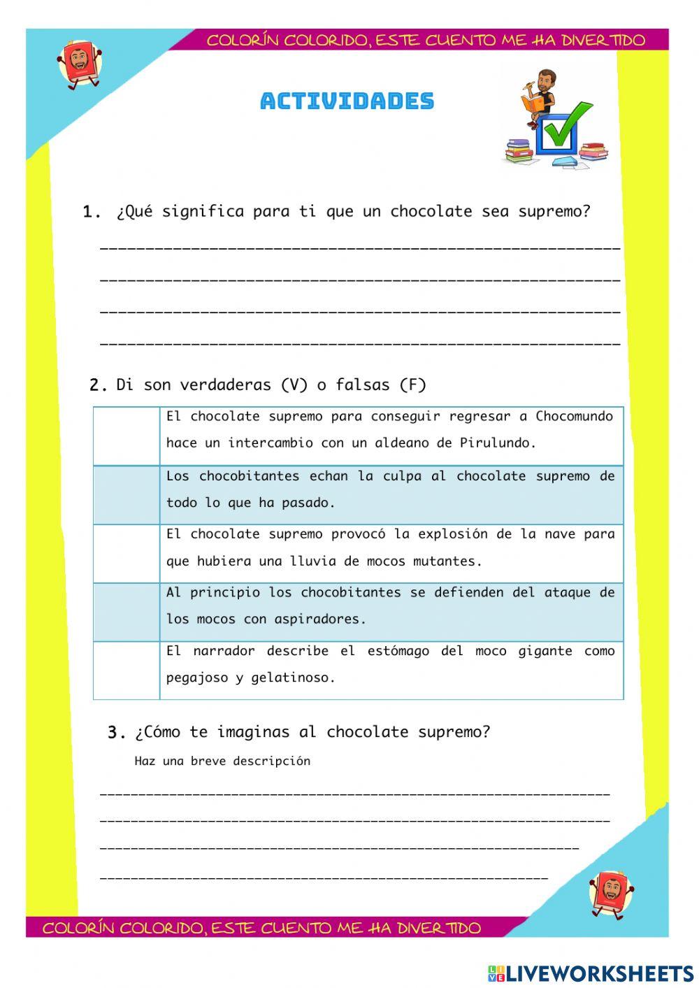 El chocolate intergaláctico