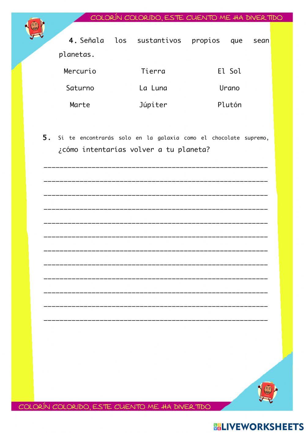 El chocolate intergaláctico