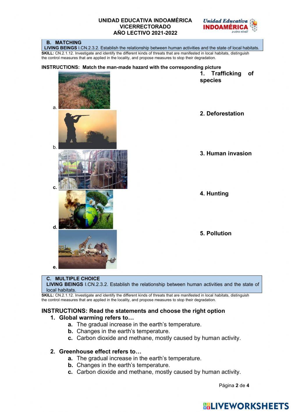 Quimestral evaluation