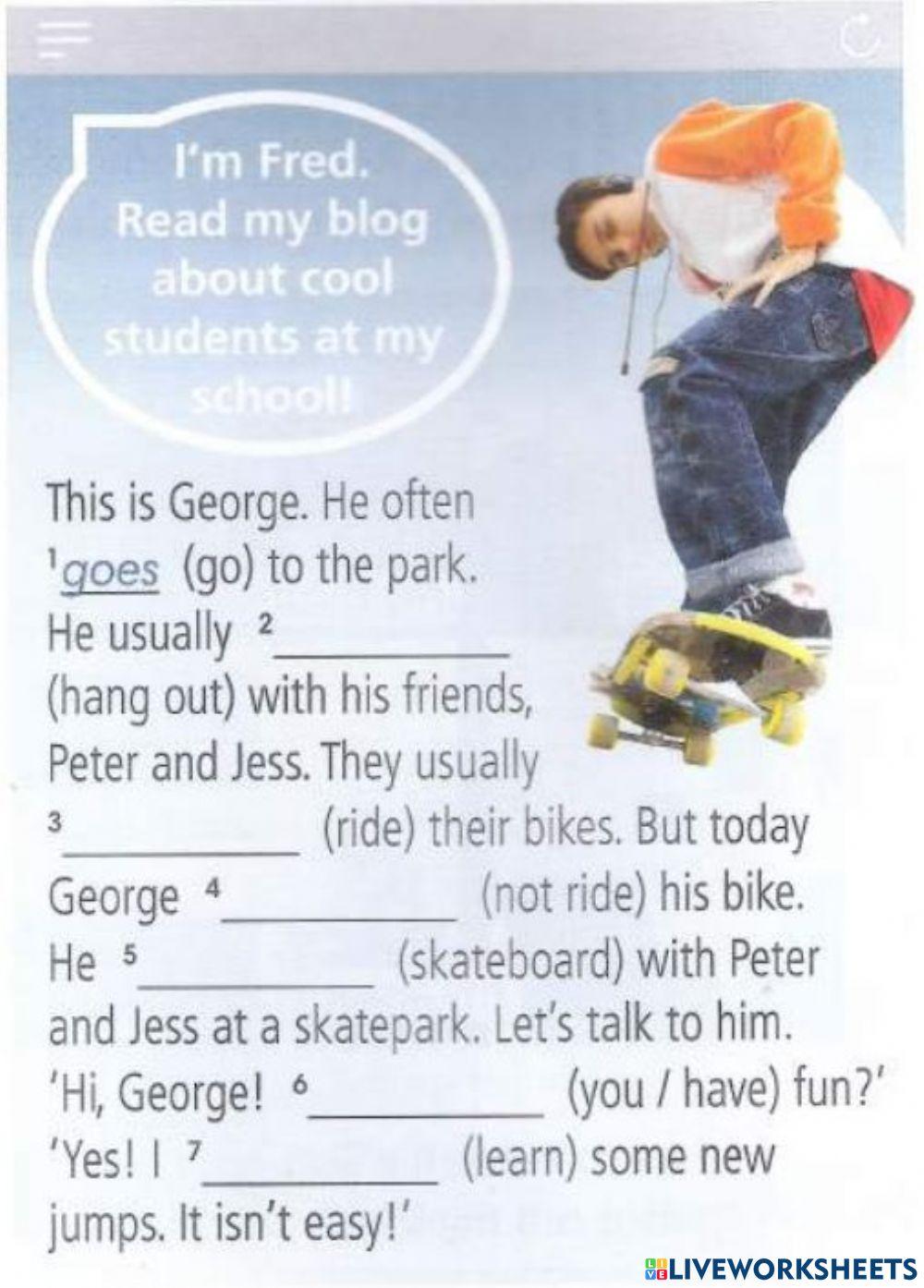 Present simple vs present continuous