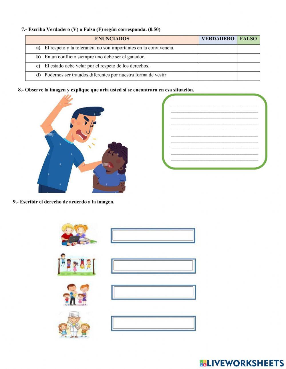 Evaluacion desarrollo humano