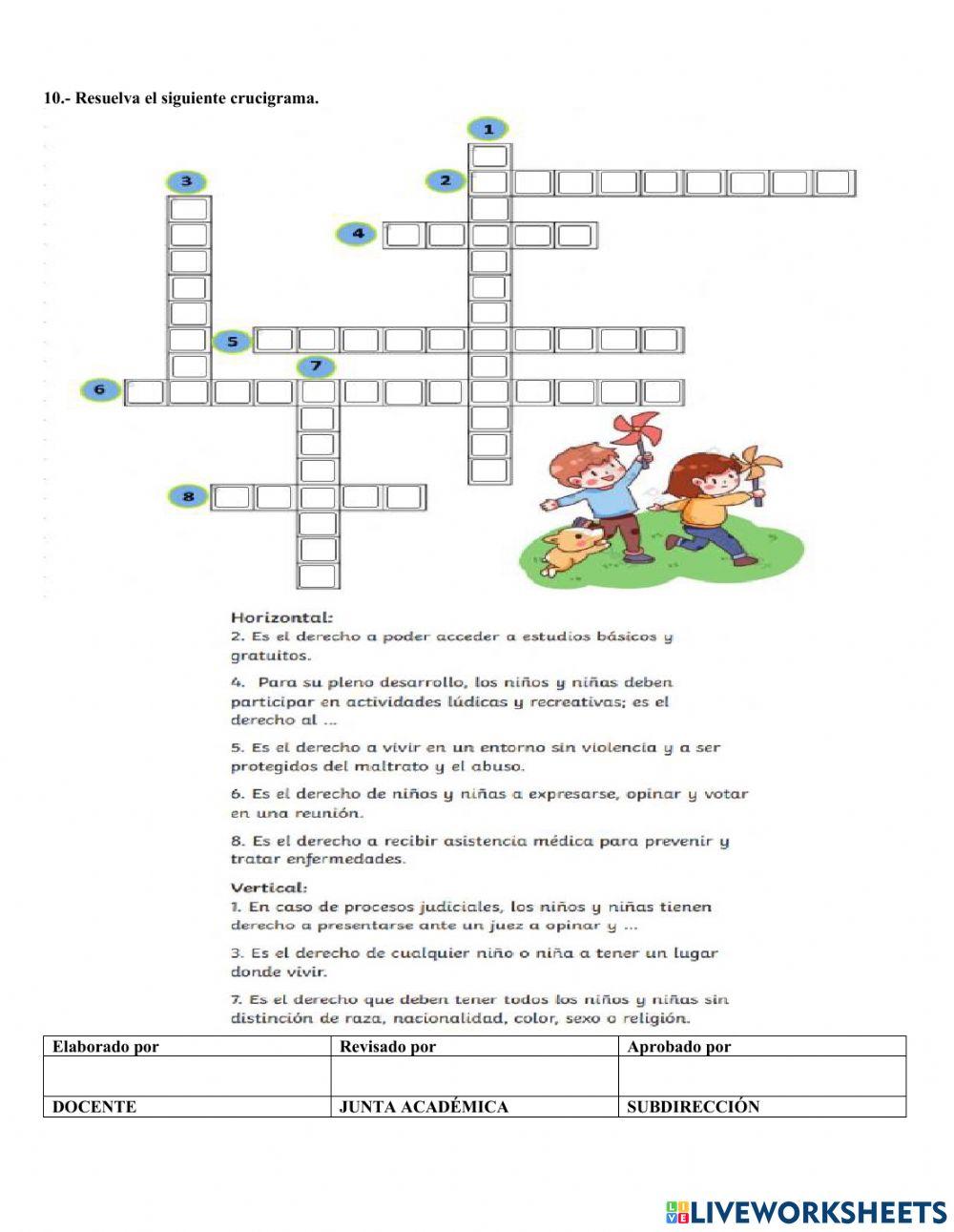 Evaluacion desarrollo humano