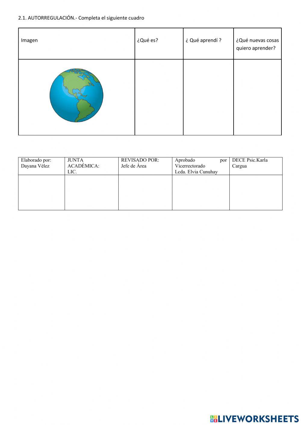 Evaluación de ciencias naturales