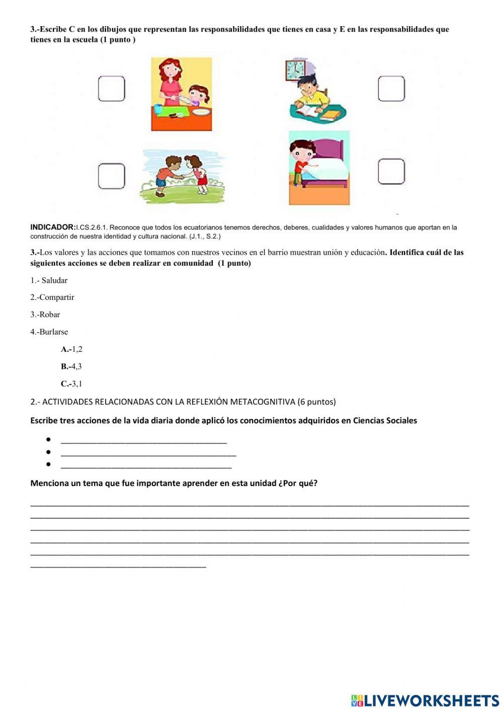 Evaluación de sociales