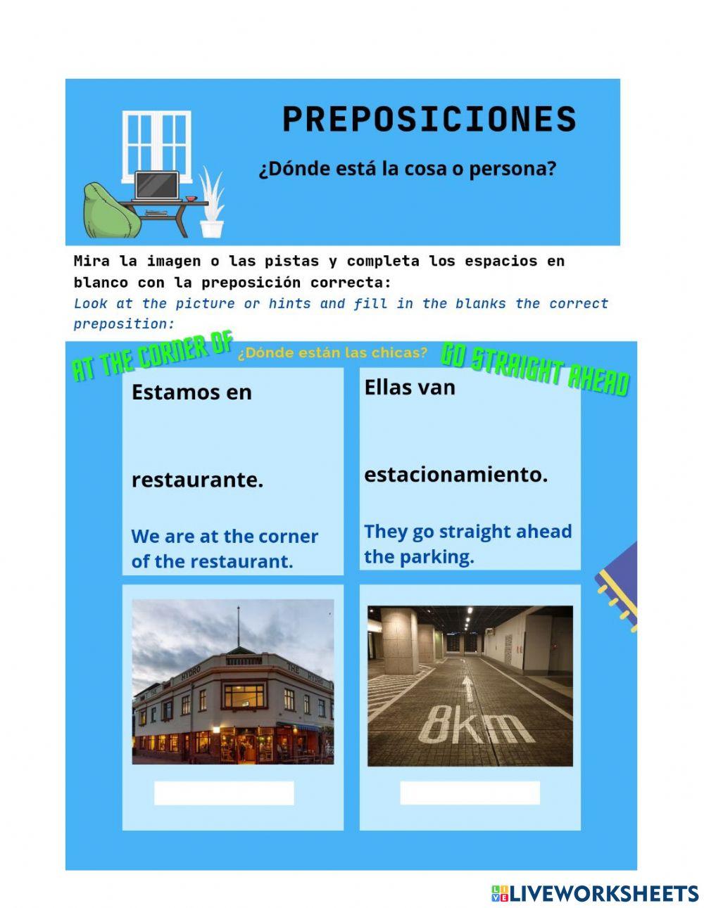 Preposiciones 2