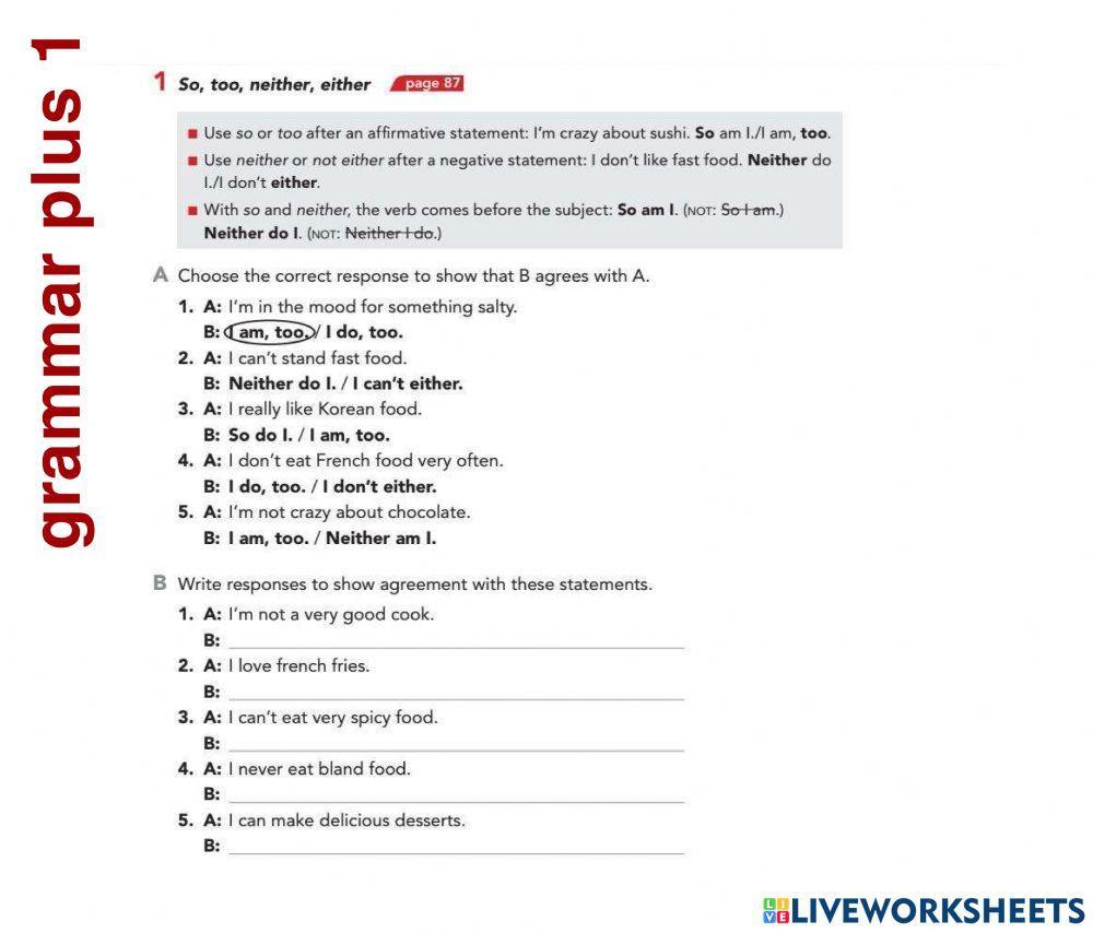 IC113 grammar plus 1