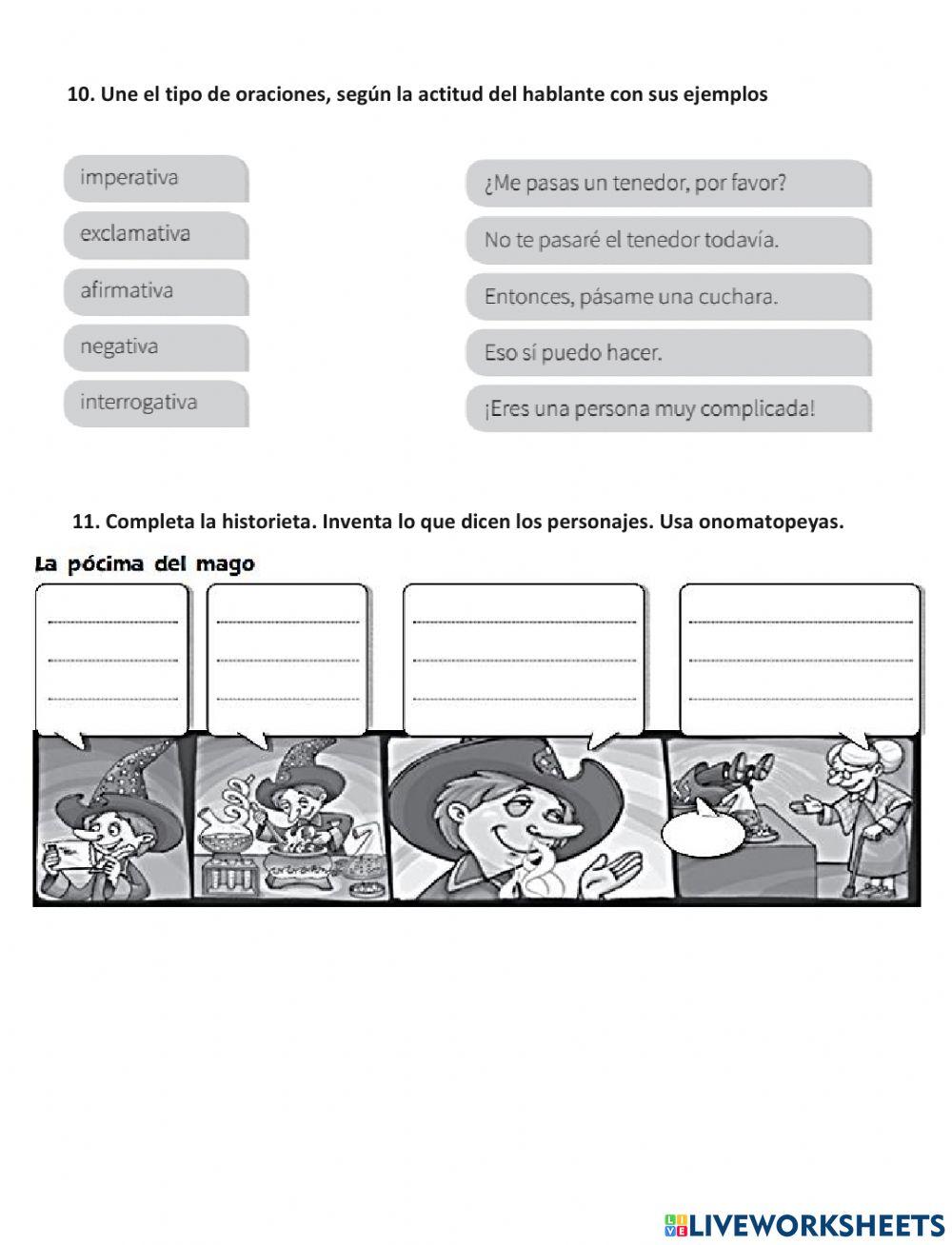 Evaluación Quimestral de Lengua