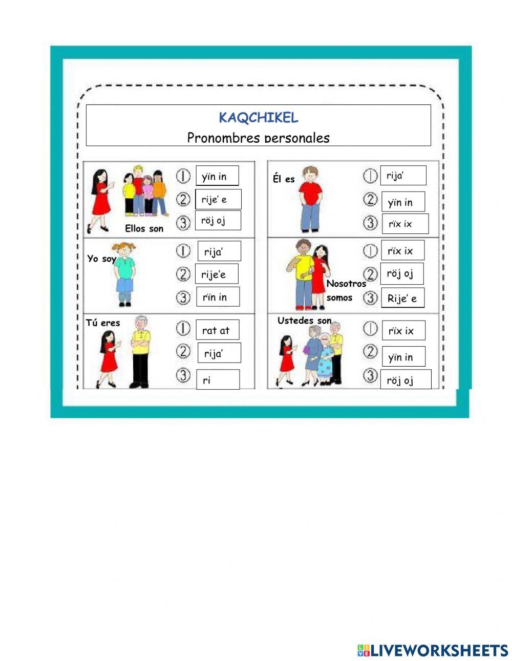 Pronombres personales