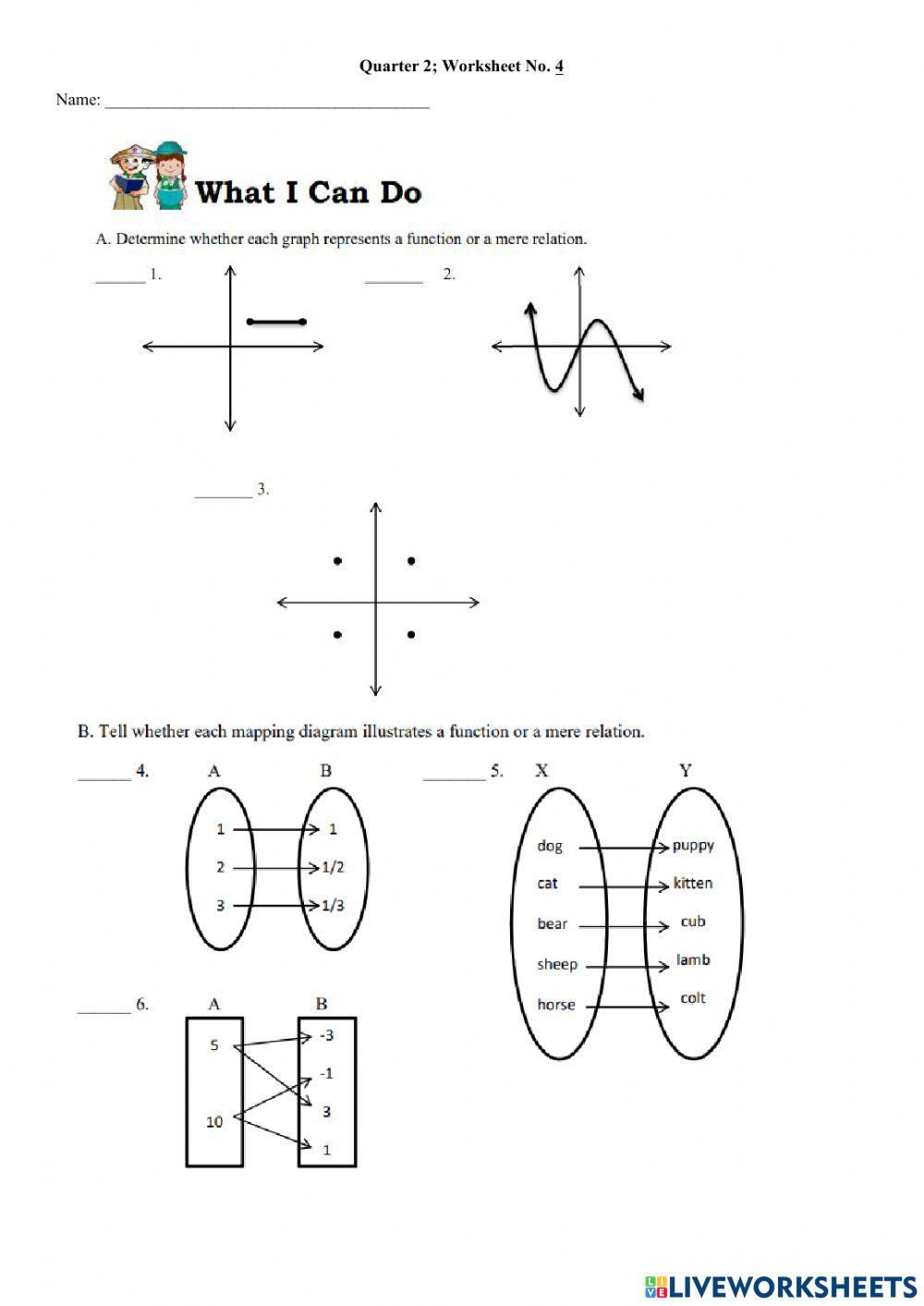 Relations and Functions