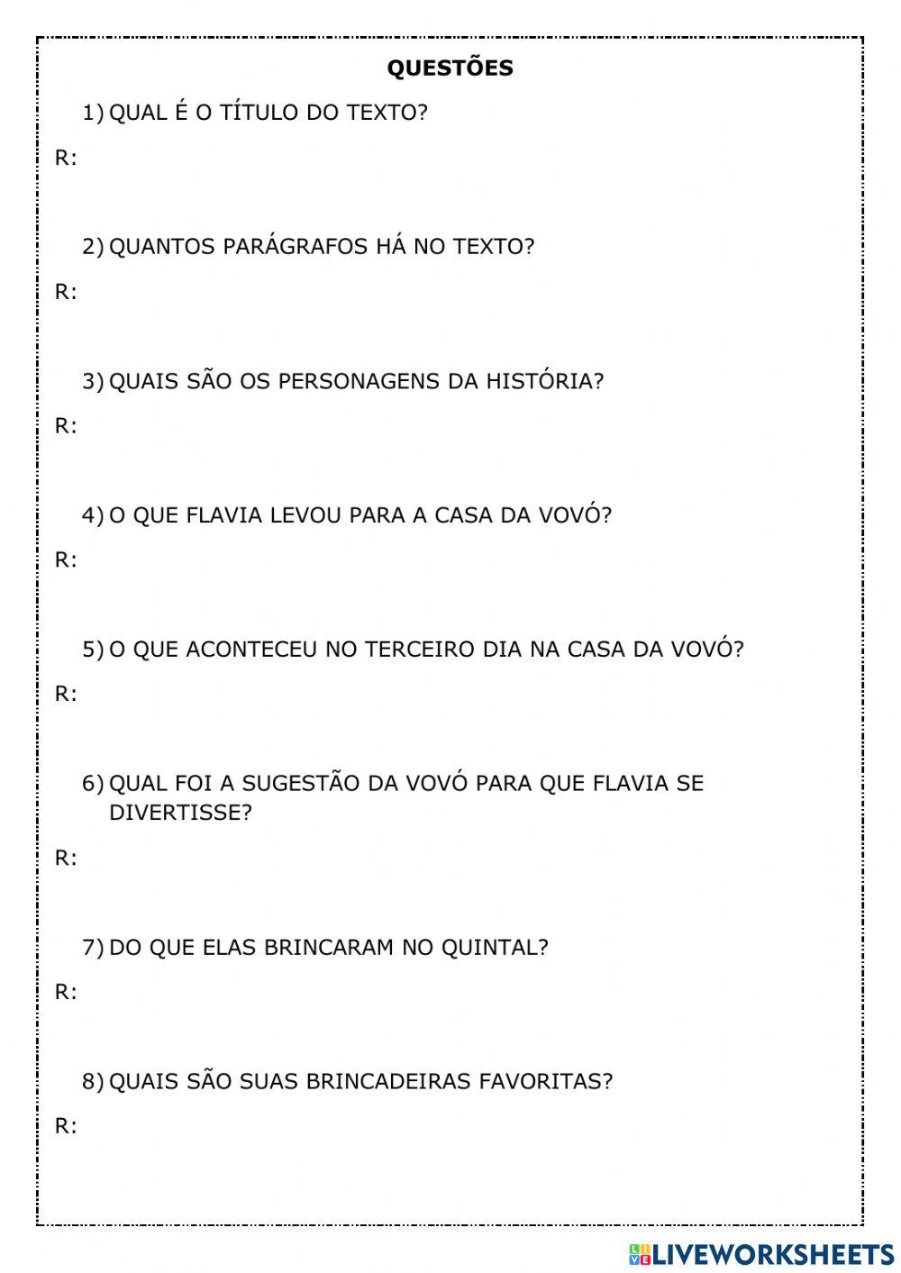 Interpretação de texto