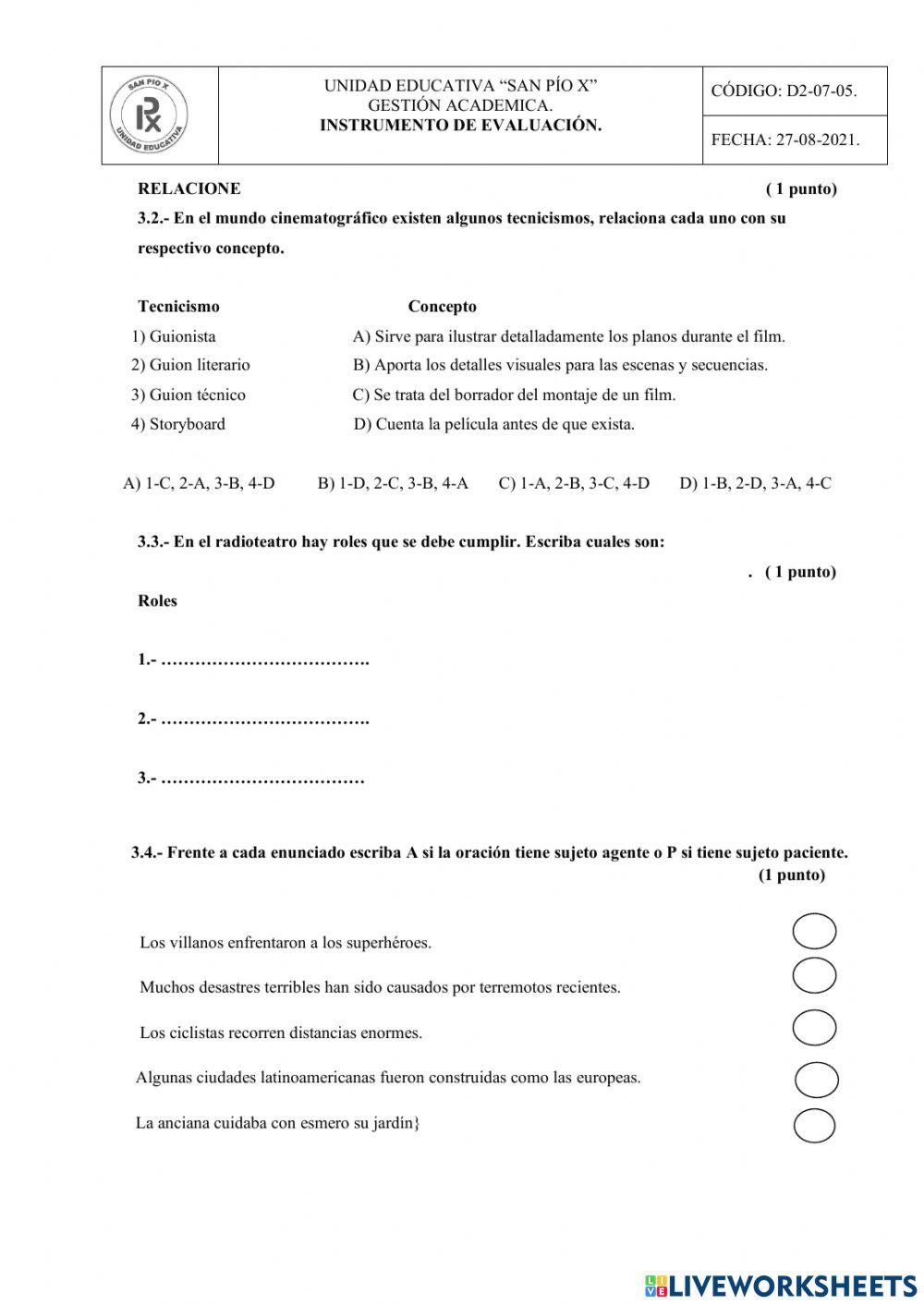 Lengua i literatura 9no