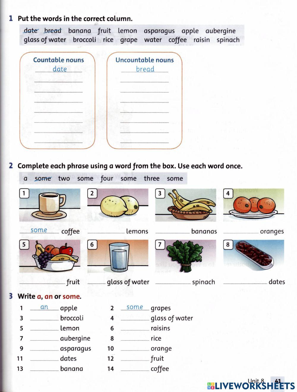 Countables and uncountables, would like