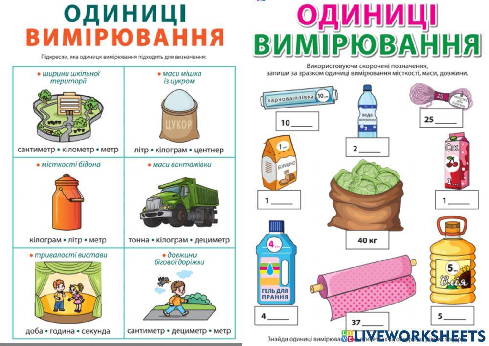 Одиниці вимірювання