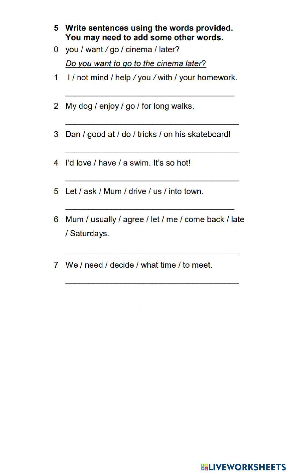Verb + ING or Verb + To Infinitive WIDER WORLD 3 UNIT 1