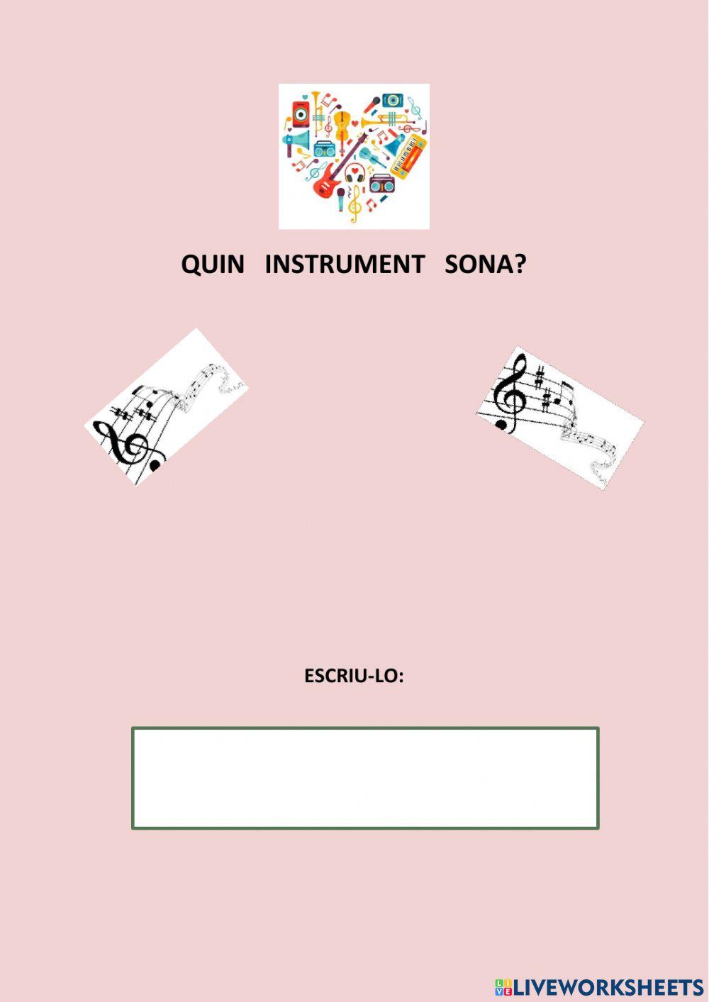 Reconeixement d'instruments