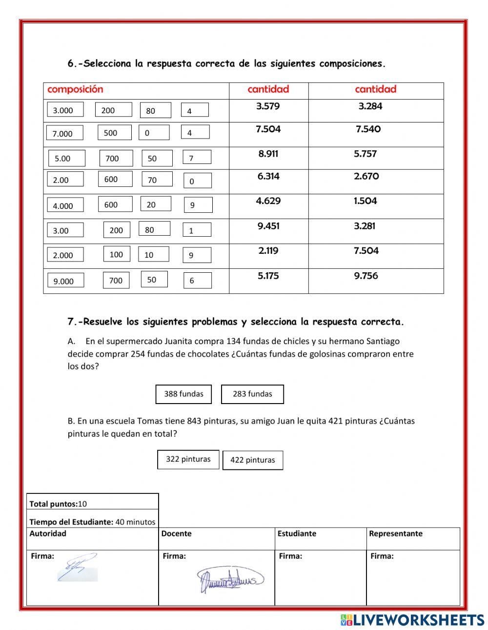 Evalaucion quimestral