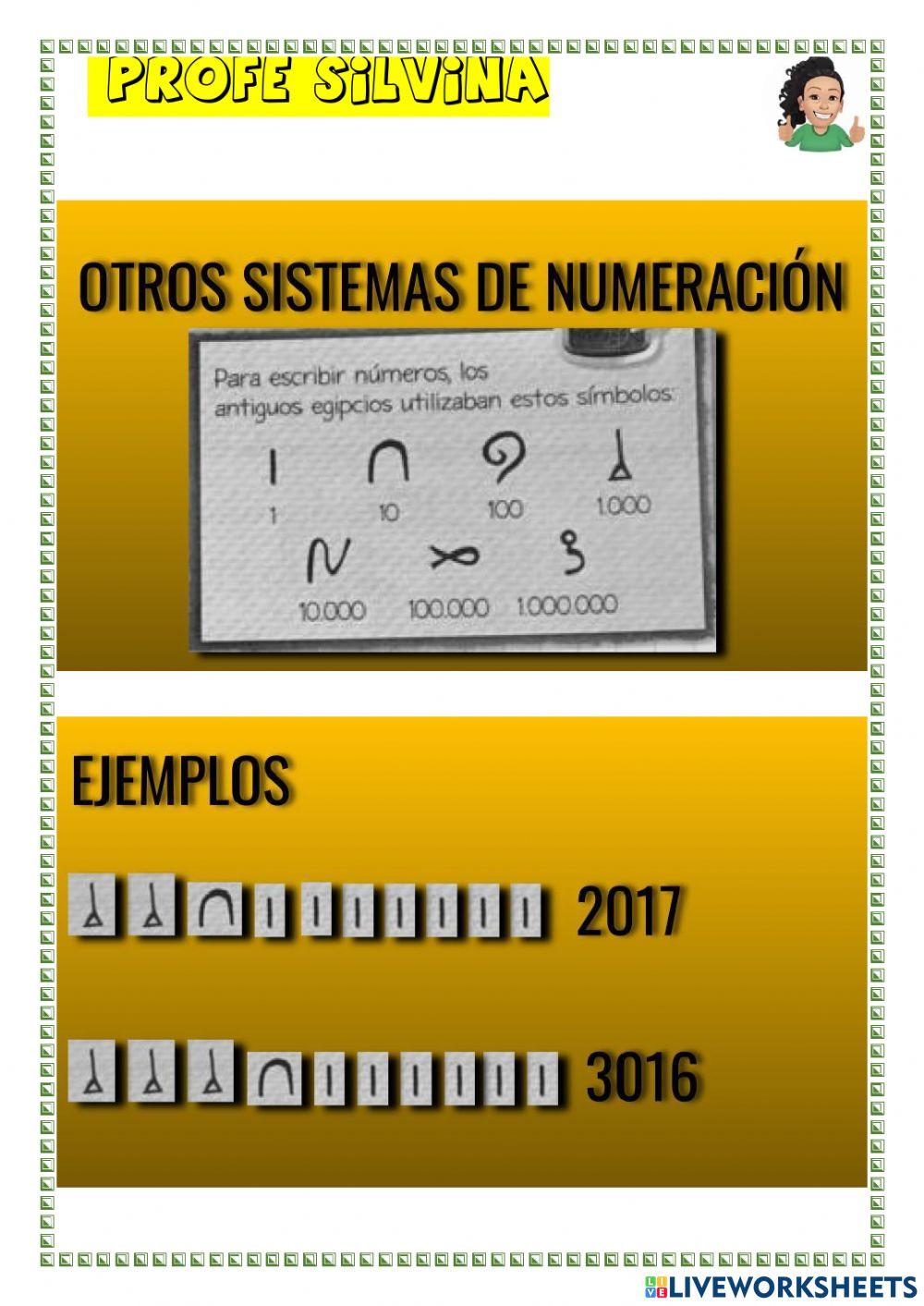 Numeraciones