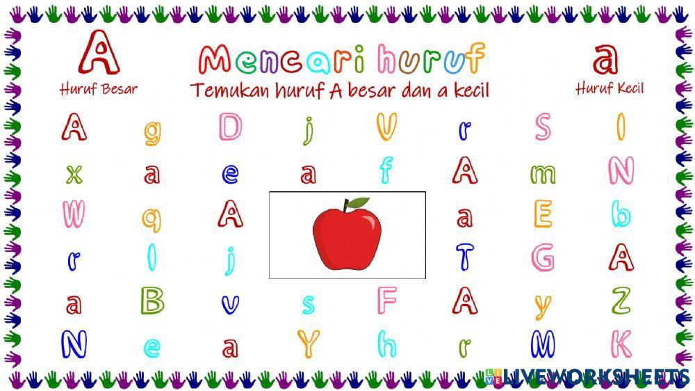 Mencari Huruf A