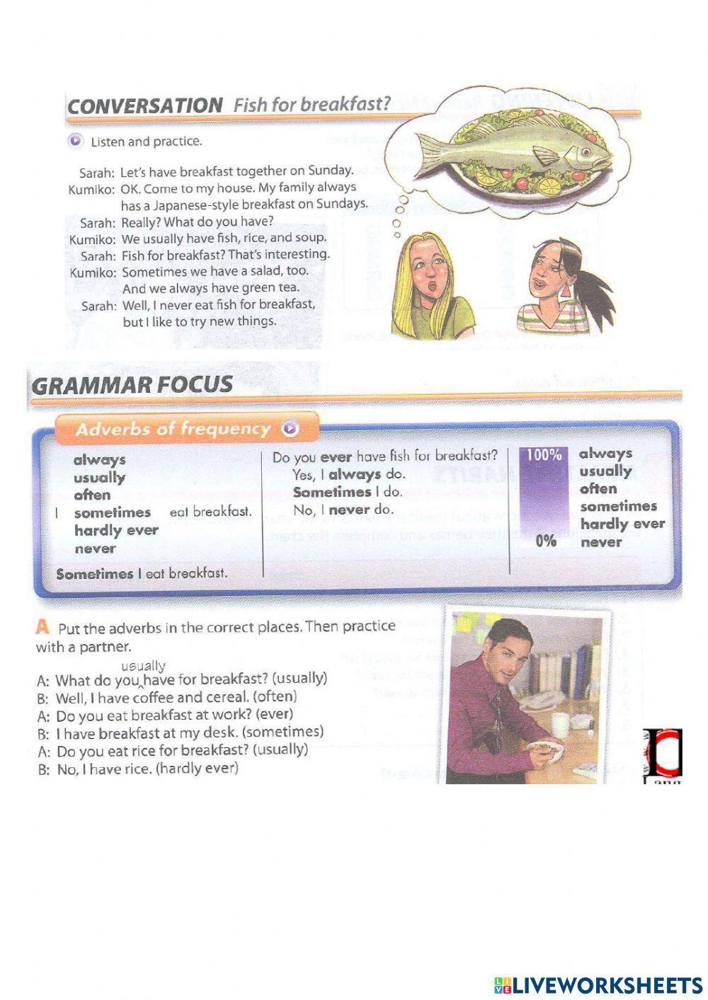 Lesson 22 - Adverbs of frequency