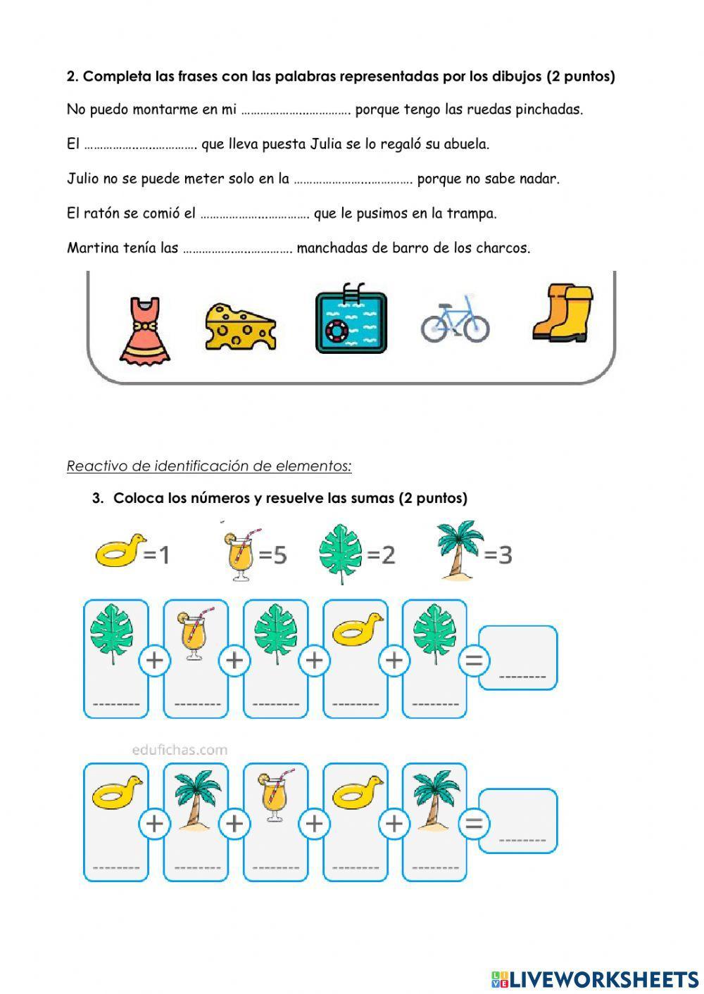 Evaluacion desarrollo del pensamiento