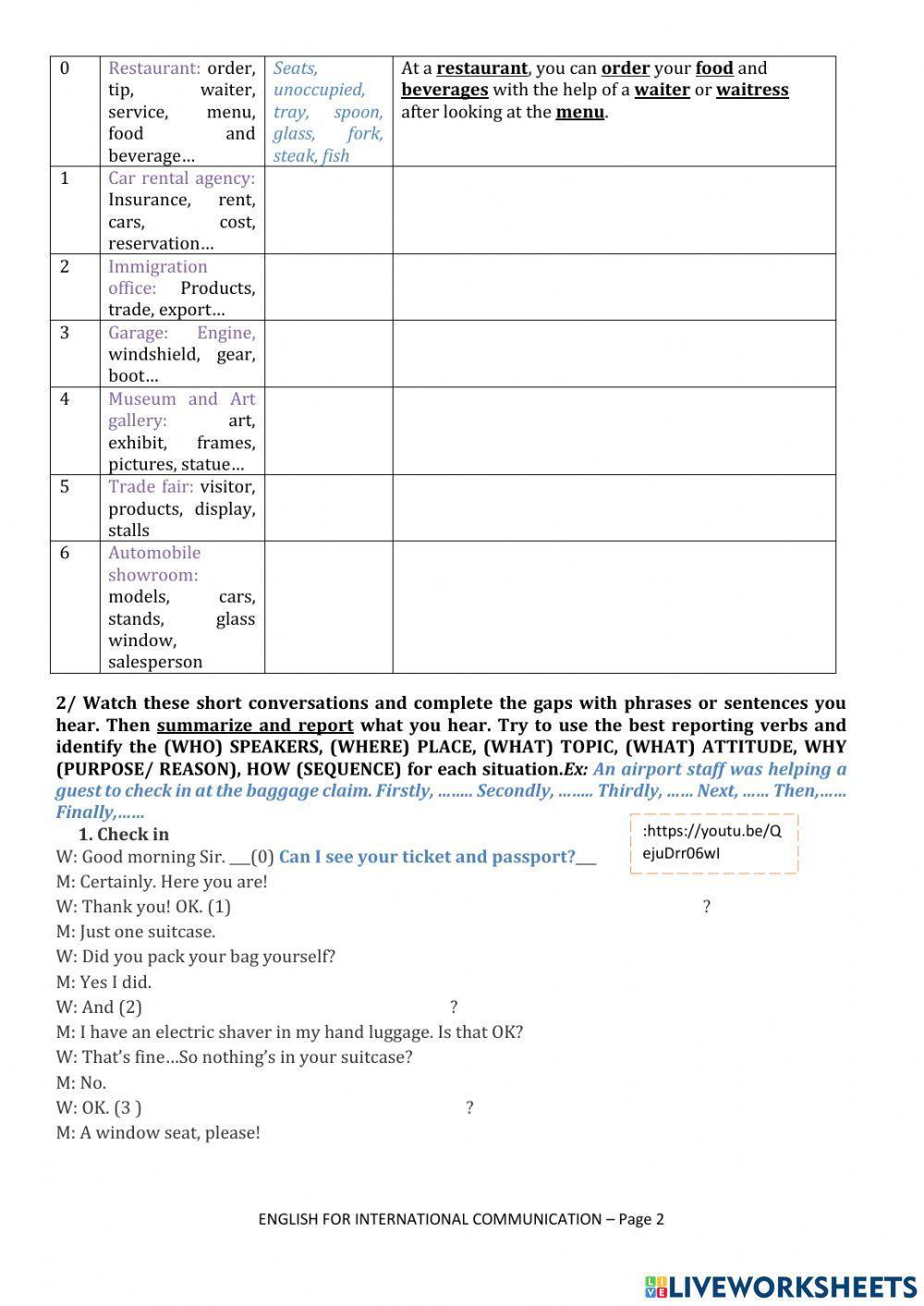 2. PEOPLE AND LOCATION