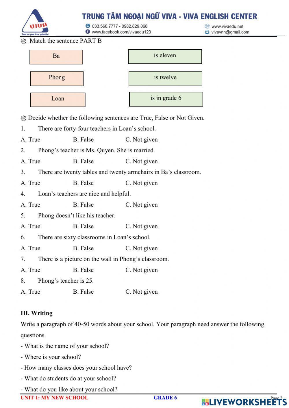 Unit 2- G6- Global- My house